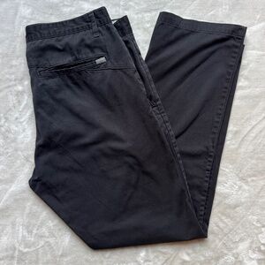 Volcom Pants Mens 36 Black Modern Stretch Chino Casual Preppy Skater